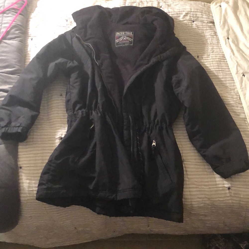 Black ski jacket